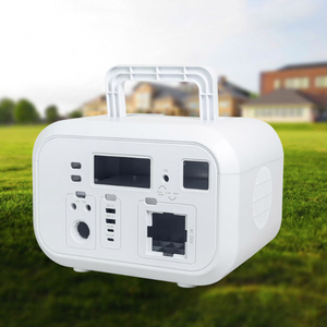 600W ポータブル発電所 220V 純粋な正弦波屋外ソーラー発電機 RV キャンプツール用 緊急バックアップ バッテリーなし - Product Image 1