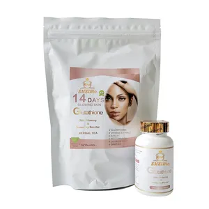 Private Label Skin whitening tea whitening and spots fading tea Glutathione Capsule Whiten detox Beauty for body