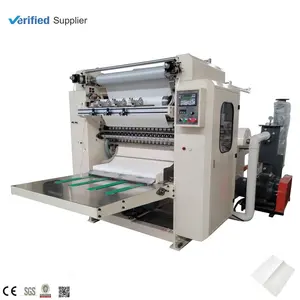 Automatic hand towel paper embossed interfold hygiene tissue machine