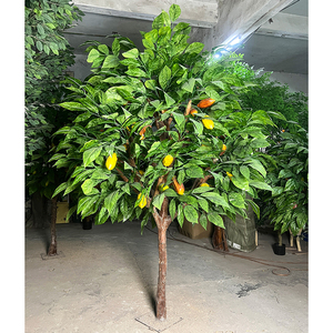 Cây ca cao cây trang trí nhân tạo một cây ăn quả ca cao để bán cây nhựa cây ca cao - Product Image 1