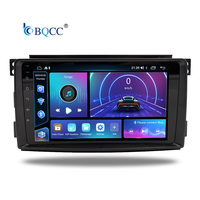 Autoradio Android 15 BQCC avec CarPlay sans fil pour Mercedes Benz Smart Fortwo 451 2005 - 2010 Lecteur multimédia GPS 2 DIN Autoradio Android