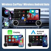 Système multimédia automobile portable 10,5 pouces Android Auto DSP CarPlay Diamond AI 2K Infinite Double bouton GPS Autoradio DVD