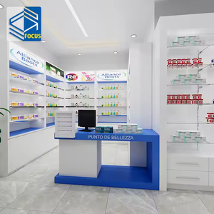 Высококачественные медицинские витрины, медицинский магазин, аптечный магазин, стеллажи для аптечного магазина, дизайнерские полки для аптек - Product Image 4