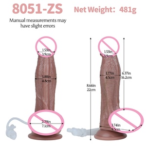 Strapon de Silicona con Pene Estimulante, Eyaculador y Bomba, Función de Orgasmo Vaginal Suave, Juguetes Sexuales Eróticos para Hombre y Mujer - Product Image 6