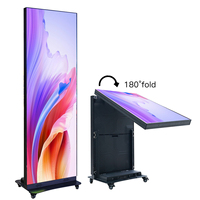 Affiche LED intelligente d'intérieur Full HD P2 P1.86 P1.53 IP65 Affichage debout pour la publicité Affichage numérique de l'événement