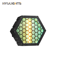 Rétro 100W RGBW LED Matrix Stage Light DJ Strobe Wash Rétro-éclairage Blanc Éclairage Ambiant Public Blinder pour Stage DMX512