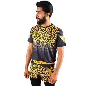 Ensemble Rash Guard MMA Unisexe 2 Pièces en Élasthanne Imprimé par Sublimation Personnalisé pour Uniforme de Club Hiver – Vente en Gros - Product Image 1