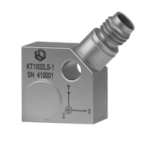 Accéléromètre triaxial IEPE haute résistance aux chocs, piézoélectrique ±10000g, capteur d'accélération de vibration 3 axes ICP 10kHz pour surveillance des explosions