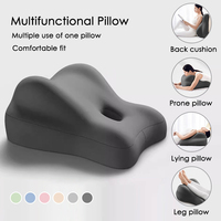 Coussin de hanche pour couple en mousse à mémoire de forme, oreiller ergonomique pour dormeurs latéraux, coussin de soutien cervical réglable pour lit