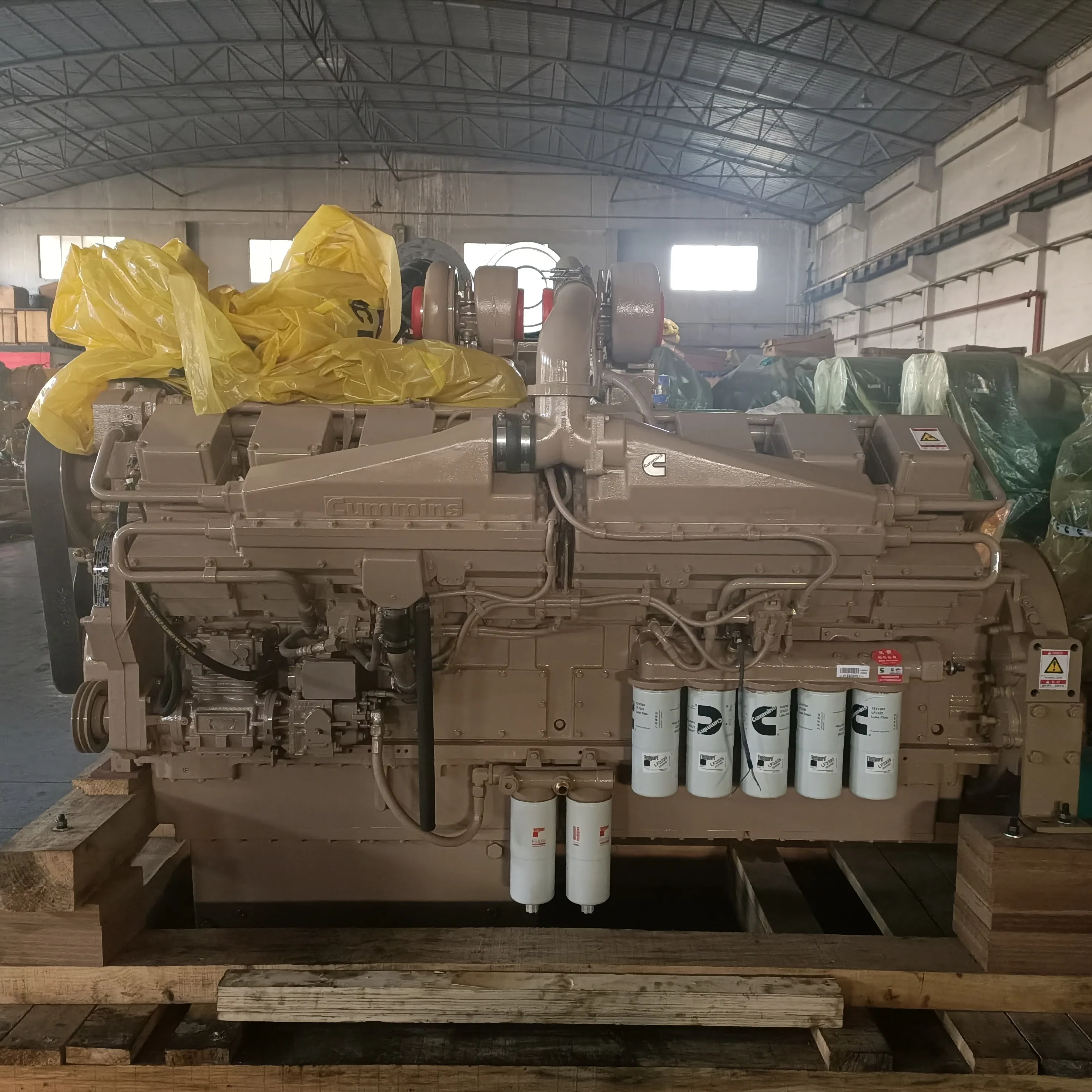 50L motore diesel Kta50-C 1193kw/2100rpm per la metropolitana di estrazione mineraria discarica camion macchine 1600HP