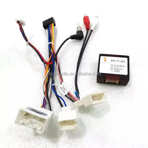 המכונית אודיו dvd 16pin מתאם כבל חשמל אנדרואיד עם תיבת canbus עבור toyota prado/sequoia/lexus/פריוס 330/350 רתמת חיווט - Product Image 3