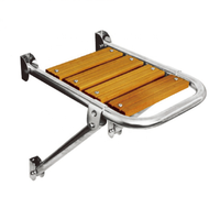 Plateforme de transom en bois de haute qualité pour bateaux marins et yachts, vente en gros