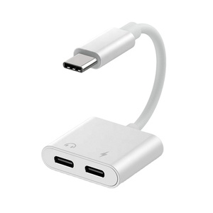 Adaptateur de charge de casque Audio numérique Usb <span class=keywords><strong>C</strong></span> séparateur Aux <span class=keywords><strong>c</strong></span>âble de charge 2 en 1 Type <span class=keywords><strong>C</strong></span> à 3.5mm pour Samsung Shenzhen TPE - Product Image 1