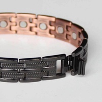 Bracelets de mode de thérapie magnétique en cuivre en gros de l'usine de Guangzhou Accessoire sain et élégant