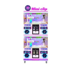 Factory Direct 4-Person Clip Boutique Turntable Gift <b>Machine</b> Children's Coin-Operated <b>Claw</b> Doll Plush <b>Game</b> - Product Image 3