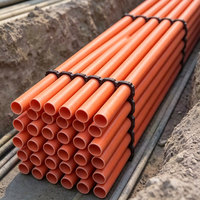 Tuyau de protection de câbles MPP PP sans creusement, normes ISO 9001 et AS/NZS, protection de câbles NBN, haute pression, flexible thermiquement