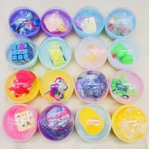 65mm halb transparente Spielzeug kapseln Plastik kugel/65mm Kunststoff runde Spielzeug kapsel für Verkaufs automaten