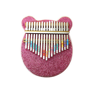 Kalimba de 17 Teclas con Pedrería de Colores, Piano de Pulgar Decorado con Cristales, Mbira <span class=keywords><strong>Sanza</strong></span> para Principiantes, Niños y Adultos, Instrumento Musical, Regalo - Product Image 2