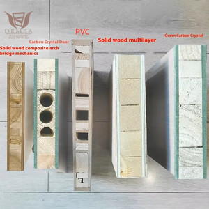 Porta Interna in Legno Massello 100% Moderna Pronta da Dipingere, <span class=keywords><strong>Su</strong></span> Misura, Resistente all'Umidità, Certificata FSC, per Uso Residenziale e Commerciale USA - Product Image 6