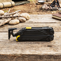 Nouveau couteau pliant multifonctionnel en acier à haute teneur en carbone, outil de survie en plein air, équipement d'urgence portable pour le camping