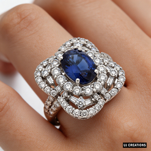 Custom <b>Silver</b>/10K/14K/18K <b>Solid</b> Gold Oval Cut Gemstone Lab Grown Diamond Ring VVS-VS Quality Brilliant Cut Fashion Jewelry - Product Image 4