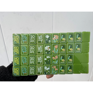 Juego de Mahjong Personalizado Oh My Four Layer, Color Verde Militar, 160 Piezas, Acrílico de Lujo, Estilo Lola Mary Benson - Product Image 2