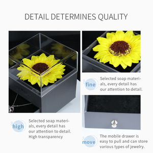 <span class=keywords><strong>Regalos</strong></span> de Navidad <span class=keywords><strong>PARA</strong></span> EL Día de San Valentín, flores de jabón eternas <span class=keywords><strong>para</strong></span> siempre, girasol Artificial, joyero acrílico, <span class=keywords><strong>regalos</strong></span> <span class=keywords><strong>para</strong></span> mamá y Mujer - Product Image 5