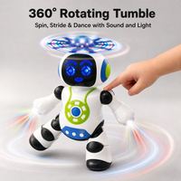 Robot Jouet Interactif LED Lumineux et Sonore Écologique pour Enfants Garçons et Filles - Vente en Gros
