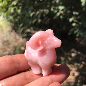 Figuras <span class=keywords><strong>de</strong></span> Animales Talladas en Cristal <span class=keywords><strong>de</strong></span> Cuarzo <span class=keywords><strong>de</strong></span> 35 mm, Mezcla Natural <span class=keywords><strong>de</strong></span> Colores, Cabras Talladas con Cuernos, para Regalo - Product Image 3