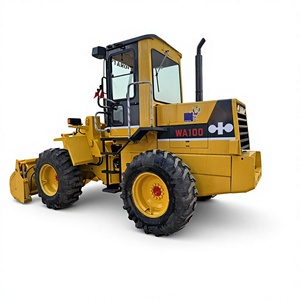 Komatsu รถตักดิน WA100รถตักล้อยางญี่ปุ่นแบบดั้งเดิมน้ำหนัก1500กก. เครื่องจักรก่อสร้าง6200กก. - Product Image 1