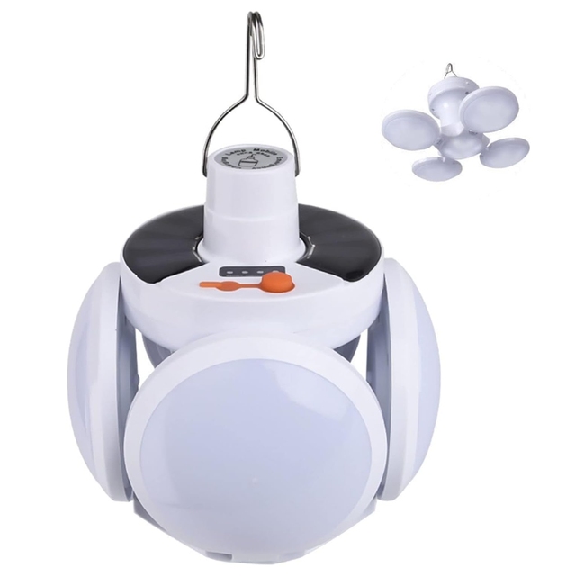 USB Rechargeable Camping Lantern with Hook Led Football LED Light Bulb IPX5 Waterproof LED Emergency Solar Light for Night Fair