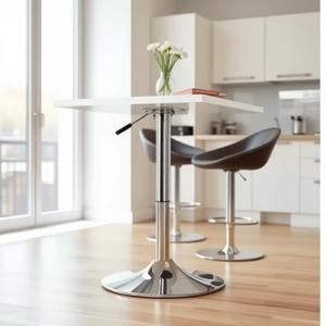 لوح خشبي قابل للتعديل من المعدن بتصميم مربع صغير للاستقبال الترفيهي لغرفة المعيشة لتناول الطعام في المعرض - Product Image 4