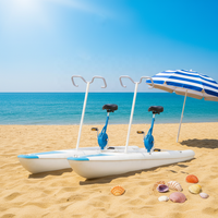 Bateau à pédales Meierya M030 à coque en fibre de verre, breveté et très vendu, homologué CE, capacité de 120 kg, couleur personnalisable pour les balsances en brise légère