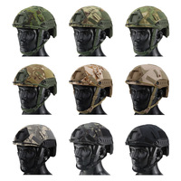 Housse de casque tactique Protection extérieure Conception de camouflage universelle Housse de casque tactique professionnelle FAST