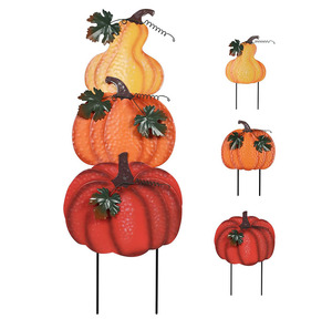 Jardín al aire libre Estaca móvil con energía solar Impermeable Beadable Cosecha Bendiciones Otoño Material <span class=keywords><strong>de</strong></span> <span class=keywords><strong>hierro</strong></span> móvil - Product Image 6