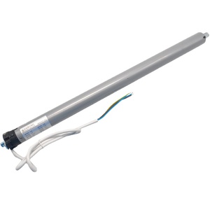 USB Rechargeable Tuya WiFi 35mm Zigbee Smart Automatic <strong>Tubular</strong> <strong>Motor</strong> for Roller Blinds Metal Built-In Plain Design Blackout - Product Image 1
