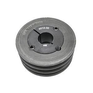 ลูกรอกเหล็กหล่อแบบยุโรป รุ่น SPA SPB SPC SPZ พร้อมปลอกล็อคแบบเรียว สำหรับสายพานวี และสายพานลำเลียง - Product Image 4