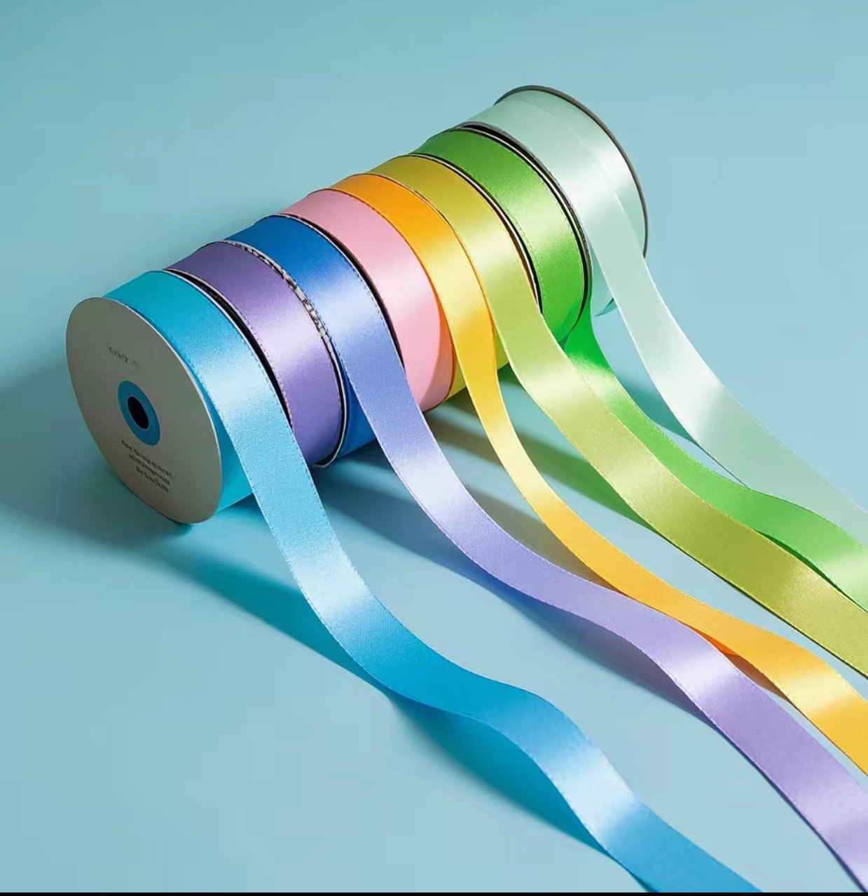 Christmas Gift Ribbon for Custom Gift /Flower /Birthday/ Box With Logo Satin Ribbon