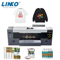 Imprimante DTF A3 LINKO en gros avec doubles têtes d'impression I1600, machine d'impression textile numérique pour film PET et impression sur coton