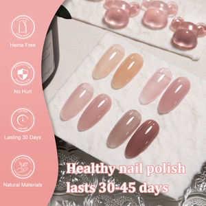 Miss Gooey Kit de <span class=keywords><strong>Vernis</strong></span> à Ongles Gel 4 Couleurs Nu Rose Translucide <span class=keywords><strong>Semi</strong></span>-<span class=keywords><strong>Permanent</strong></span> UV, Sans Hema, Fournitures <span class=keywords><strong>pour</strong></span> Ongles OEM/ODM - Product Image 5