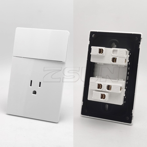 ZSUN高品質メキシコデザインUSスタイル1ギャングスイッチソケット家庭用壁掛け電気コンセント - Product Image 4