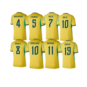 <span class=keywords><strong>Maglie</strong></span> da <span class=keywords><strong>Calcio</strong></span> Mondiali 2026 Nazionali Versione Giocatore e Thai per Uomo, <span class=keywords><strong>Bambino</strong></span> e Neonato - Coppa Brasile - Product Image 3