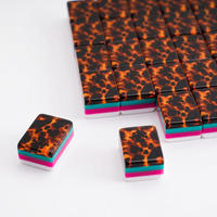 Vente en gros – Nouveau jeu de société portable de luxe léger à 4 couches, 160 blocs, en acrylique gravé à rayures OMM Oh My Tiger, pour 4 joueurs, style américain