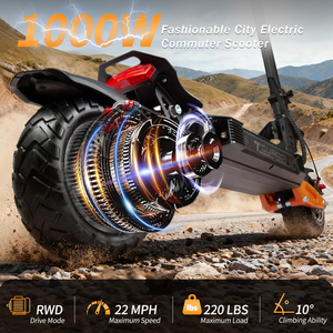 Trottinette électrique de conception urbaine pour les trajets quotidiens, livraison gratuite depuis l'entrepôt X1, livraison directe depuis l'entrepôt américain/européen - Product Image 5