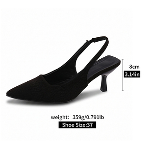 Nouveauté - Chaussures pour <span class=keywords><strong>femme</strong></span> <span class=keywords><strong>de</strong></span> luxe - Talons fins <span class=keywords><strong>de</strong></span> <span class=keywords><strong>6</strong></span> <span class=keywords><strong>cm</strong></span> - Talons hauts sexy - Dessus en PU à grain fin horizontal - Mode - Bureau et vie quotidienne - PDJ-05 - Product Image 4
