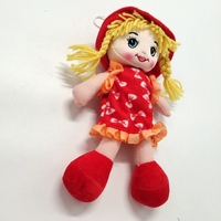Enfants 10 pouces poupées en peluche doux modèle de dessin animé jouets avec musique taille et style personnalisables