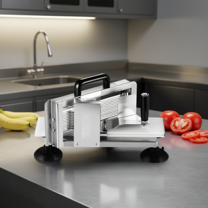 เครื่องหั่นมะเขือเทศสแตนเลส Vevor ขนาด 1/4 3/8 3/16 นิ้ว แบบใช้มือ สำหรับมะเขือเทศ กล้วย อุปกรณ์ครัวเชิงพาณิชย์ - Product Image 2