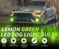 Direkte Installation Auto-Nebels chein werfer Plug & Play H7 LED-Scheinwerfer lampe HB3 Zitronen grünes Auto für Lampen-LED