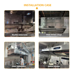 Campana de cocina comercial Venless, más de 99% filtros electrostáticos, eliminación de humo de cocina y campana extractora sin conductos - Product Image 6