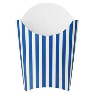 Boîte à frites en carton alimentaire personnalisée avec impression rayée bleu et blanc, <span class=keywords><strong>prix</strong></span> de gros - Product Image 6